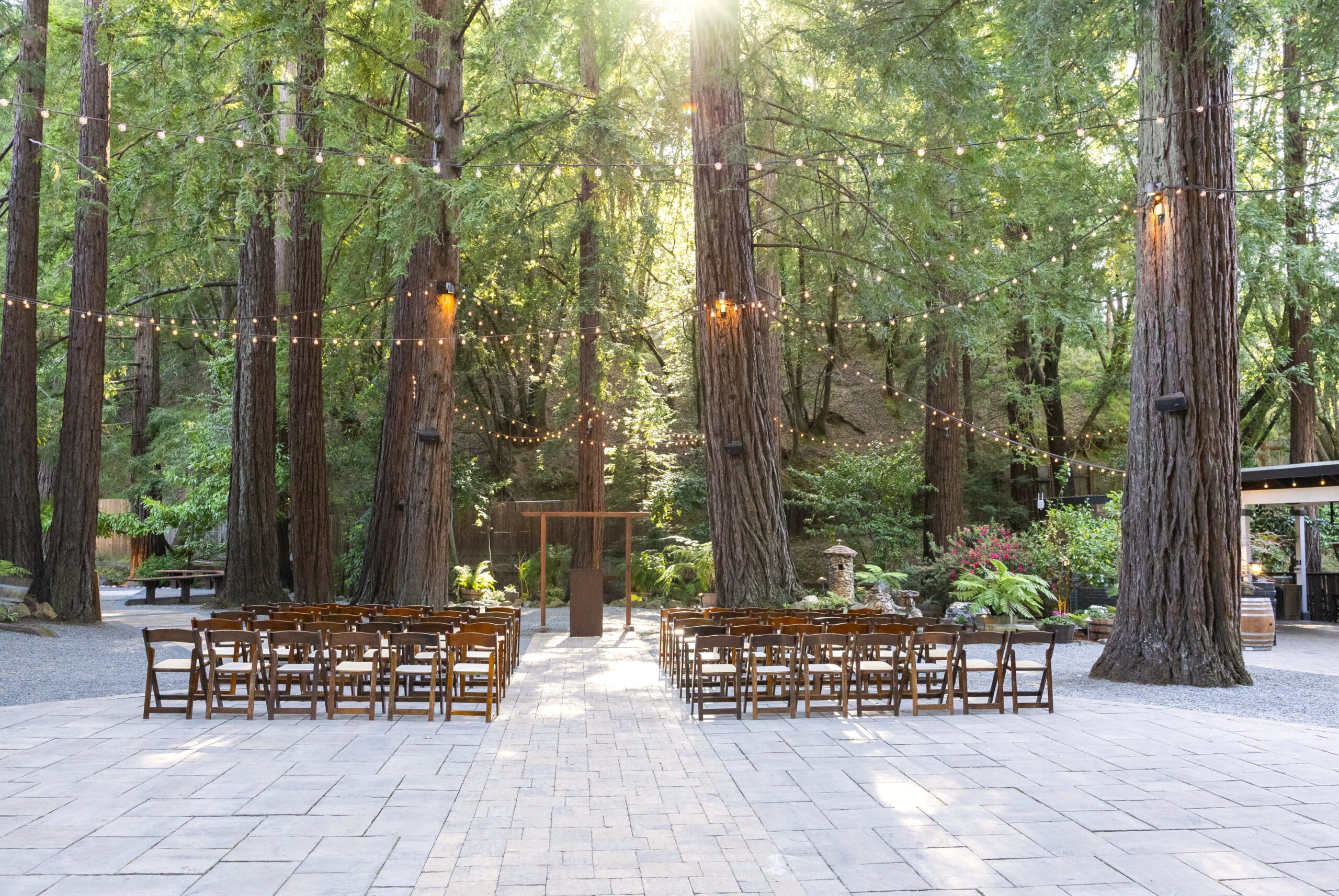 Redwood Event Center Celebration of Life Venue Setup
