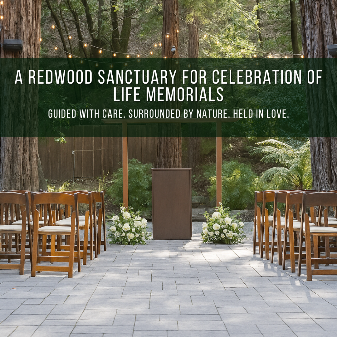 Outdoor Memorial Venue in a Redwood Grove